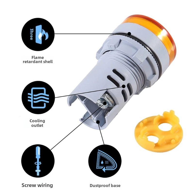 Led迷你数字显示电压和电流指示灯Ad16-22Dsv信号数字显示仪表22m
