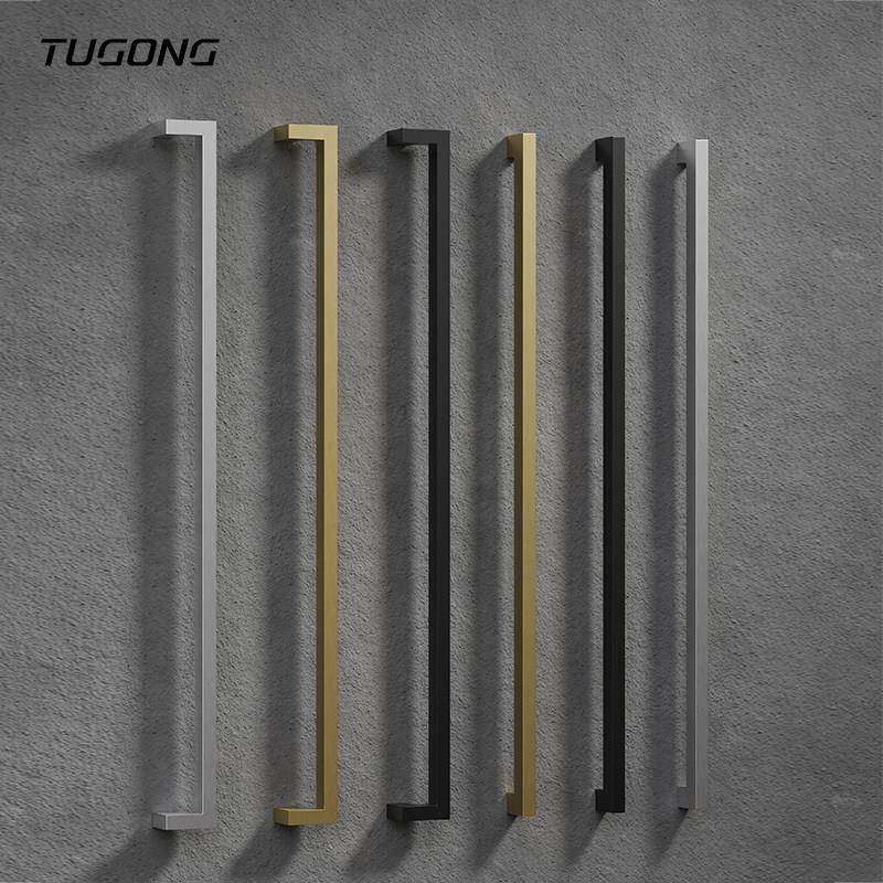 定制极简加厚不锈钢拉手现代金色玻璃门把手会议室包厢拉门拉手,基础建材,大拉手,淘宝优惠券,粉丝福利购,淘宝优惠卷