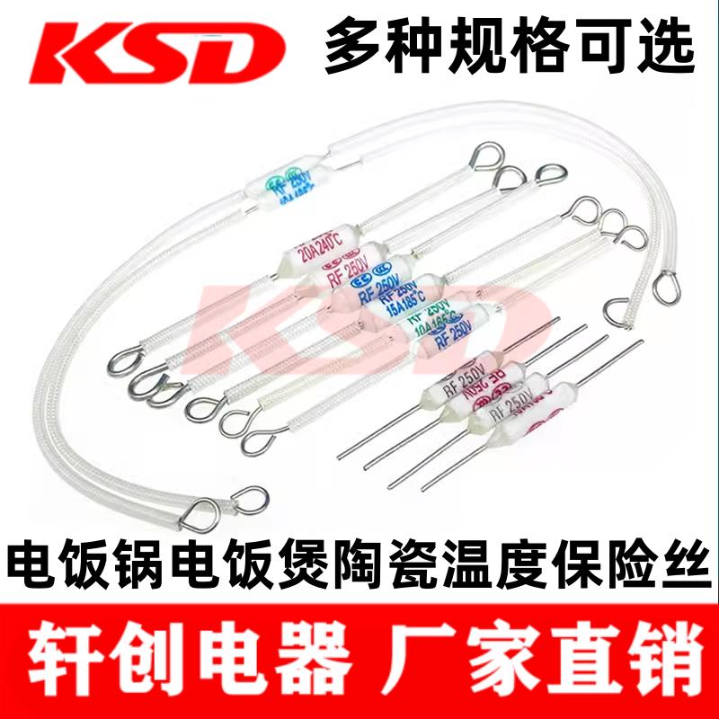 电饭锅电饭煲陶瓷温度保险丝保险管配件电阻rf216度10A 20A 250V