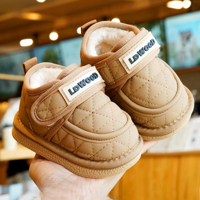 学步鞋冬季加绒加厚初学者宝宝