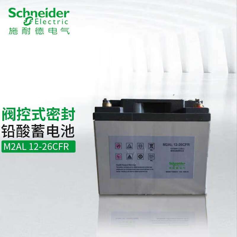 施耐电池UPS电源铅酸免维护蓄电池12V26AH M2AL12-26CFR UPS电源