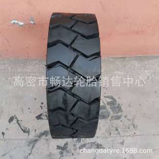 叉车实心轮胎 6.50 可带钢圈 叉车充气轮 28x9 朝阳
