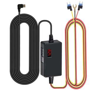 厂家直销三芯线降压线12V24V转5V3A汽车降压线数显停车监控电源线