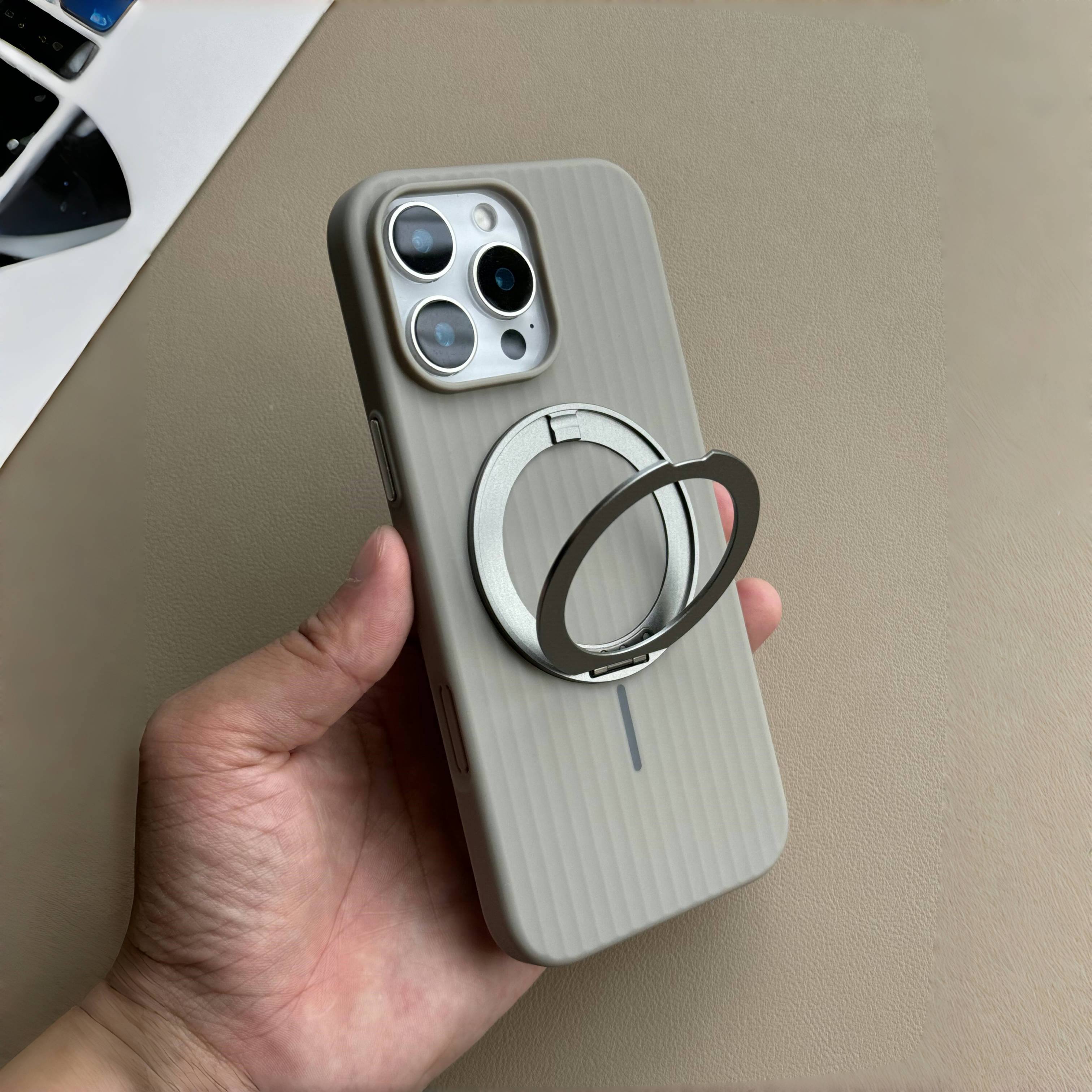 磁吸旋转支架适用苹果17手机壳