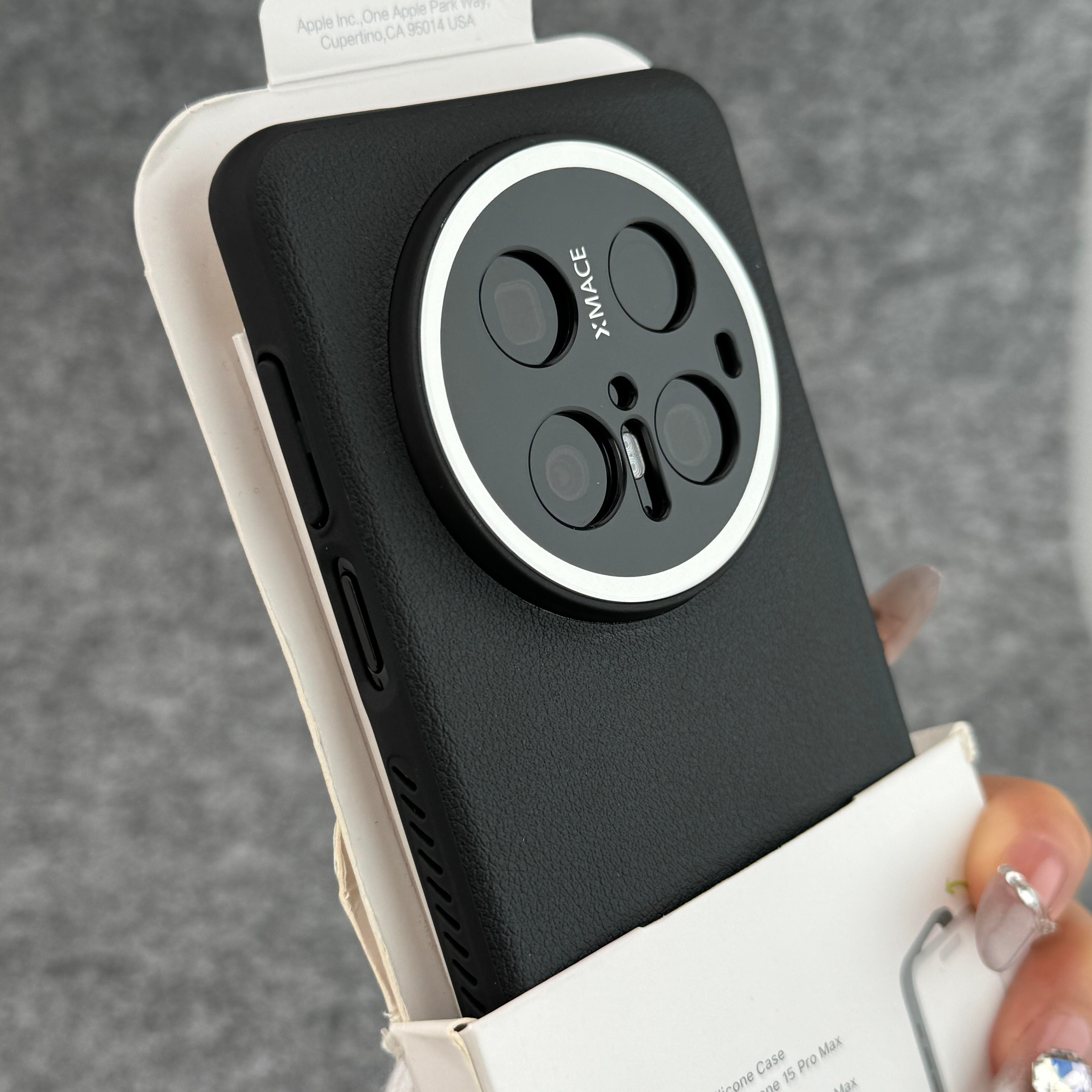 曜石黑磁吸散热柔甲适用华为mate80promax手机壳Pura70ultra素皮mate60pro防滑苹果17air精孔iPhone16/15/14