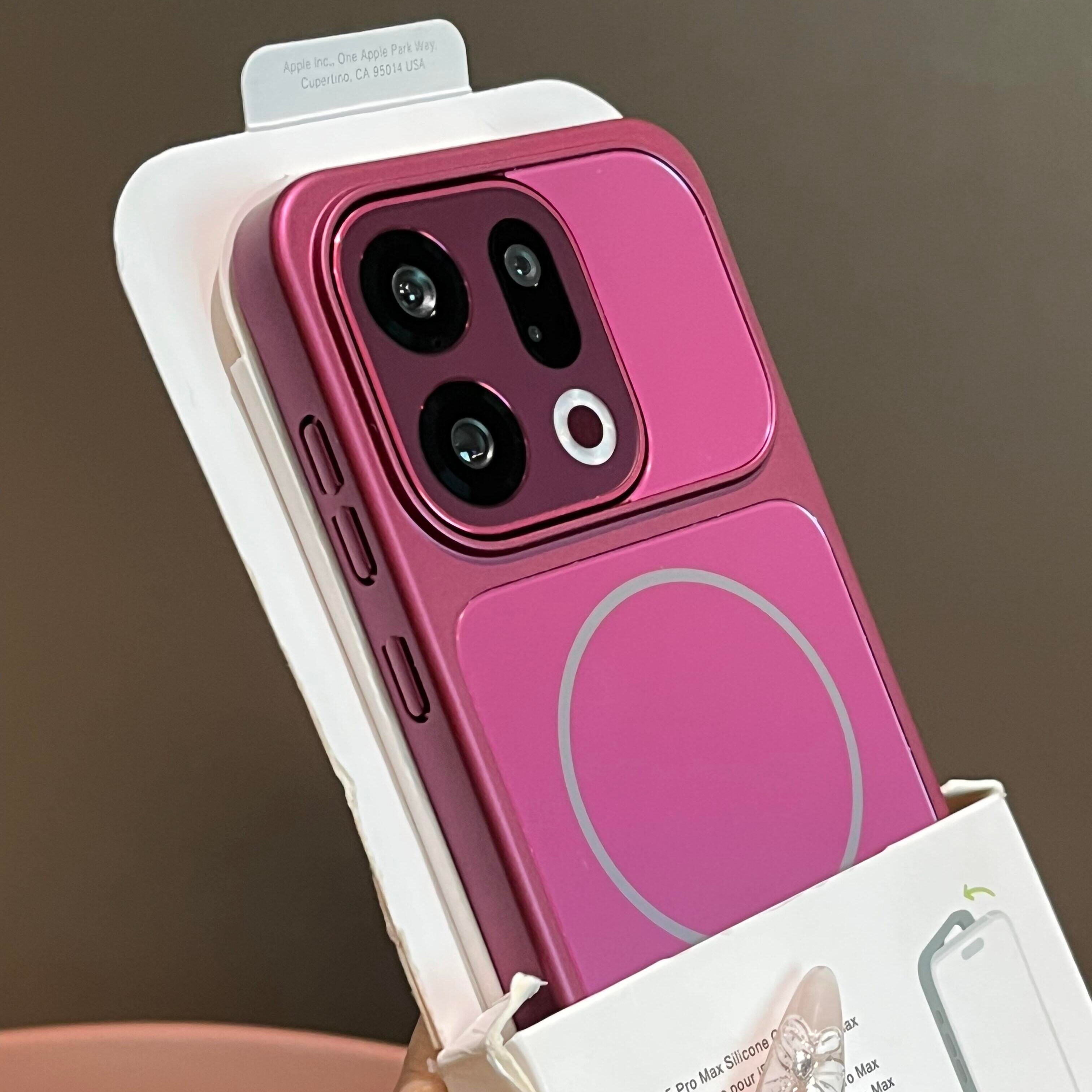 追光红磨砂玻璃磁吸适用oppofindx9pro手机壳轻薄vivoX300高级感小米17promax男女款magic8pro防指纹一加1+15