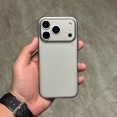 超薄磨砂钛灰软套适用苹果17air手机壳iPhone16promax全包小米15 14plus金属按键13 12promax肤感防指纹裸机