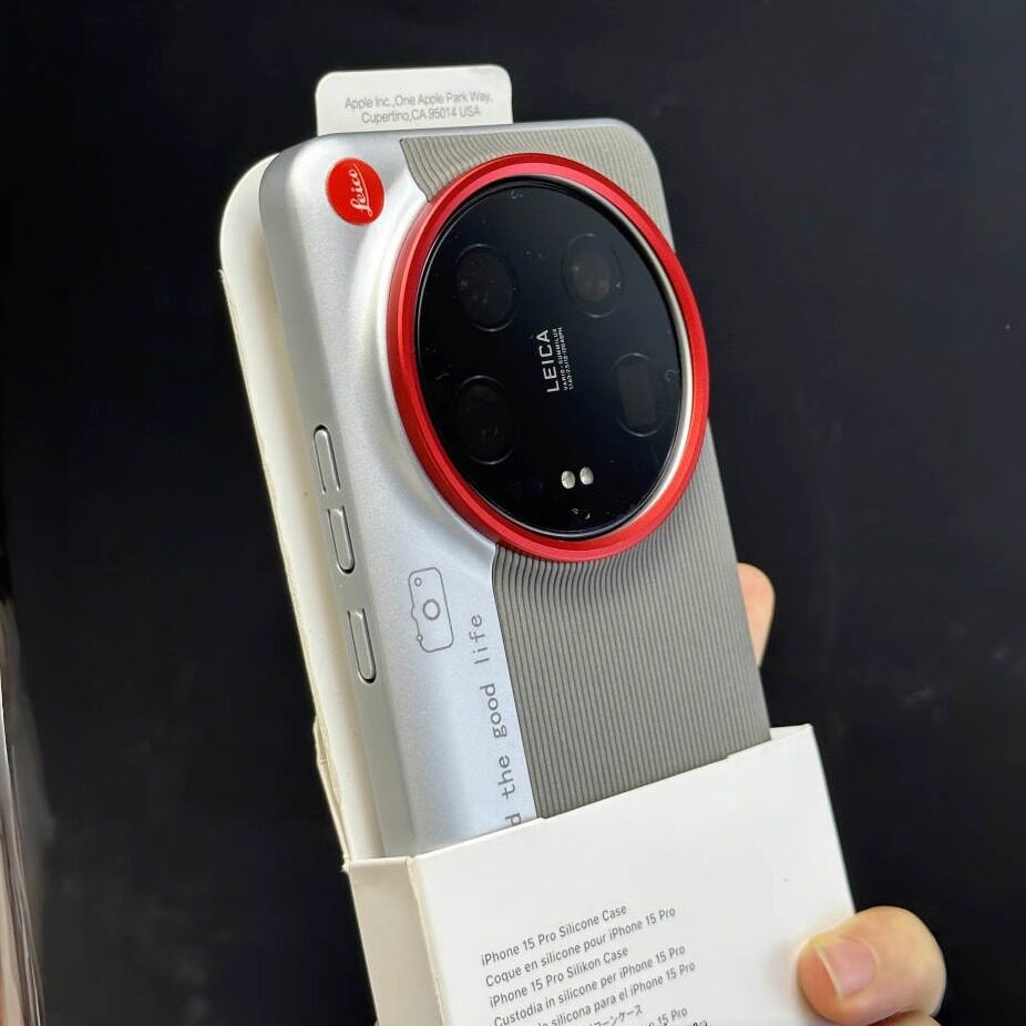 创意灰白拼接相机手机壳适用小米15Ultra全包边14pro电镀竖纹13ultra奢华高级感男女布纹防指纹耐脏镜头红圈