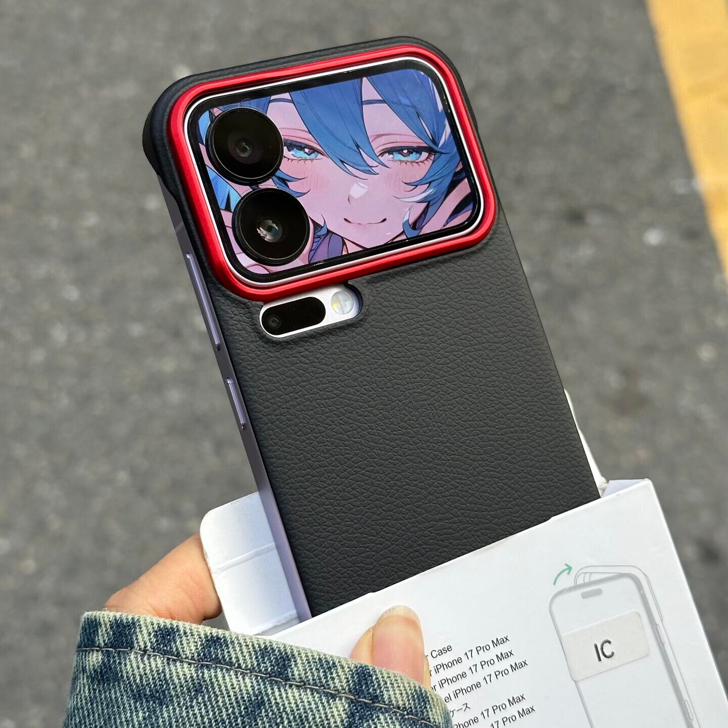 丹红镜头无边框适用小米17promax手机壳荣耀500磁吸magic8pro肤感mate80promax黑70air男k90/x300/findx9/x8u