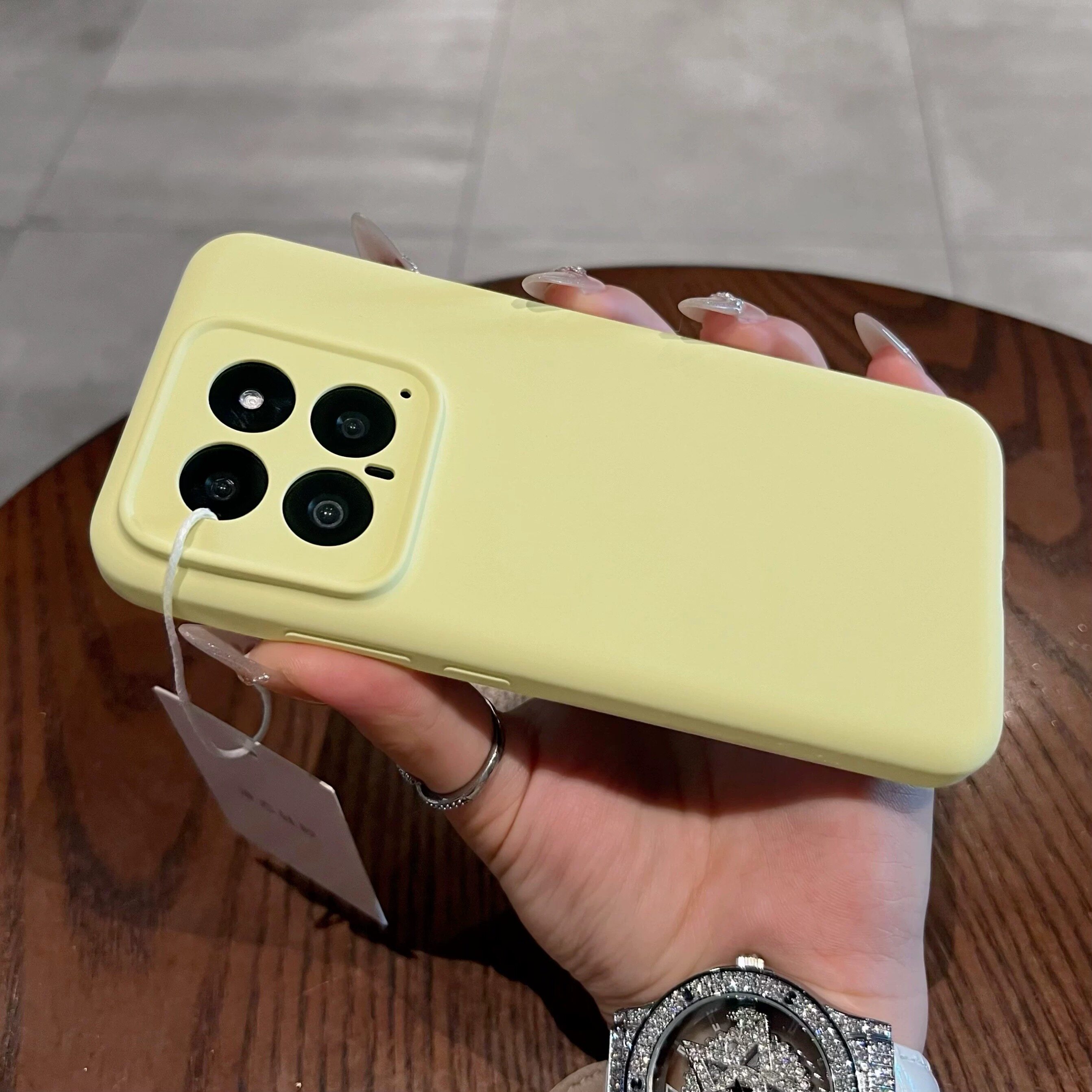 软糯Q弹进口液态硅胶手机壳适用小米15/14Ultra全包镜头xiaom13pro肤感耐脏红米K70PRO奶蓝k60防摔高级感男女