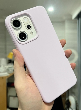 K13豆紫色液态硅胶手机壳适用oppoReno14pro软糯reno13肤感12耐脏FindX8s+女9款X7ultra防摔vivoX200spromini