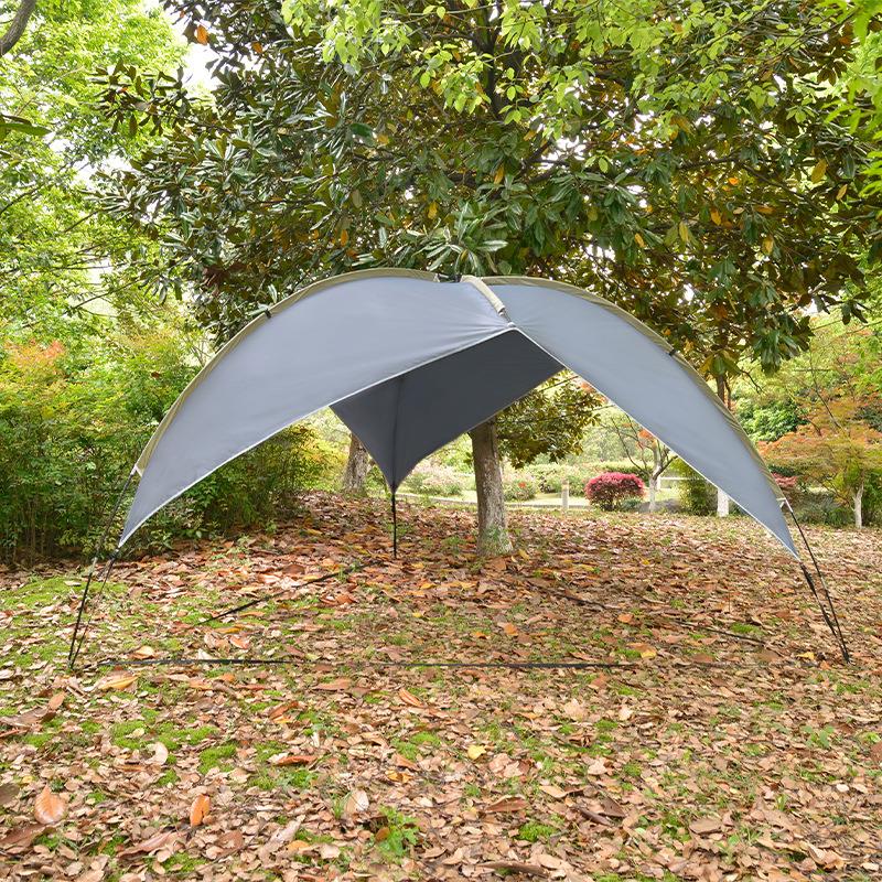 z002源头工厂营外野外露水防雨大防空户间遮阳天幕凉亭帐篷