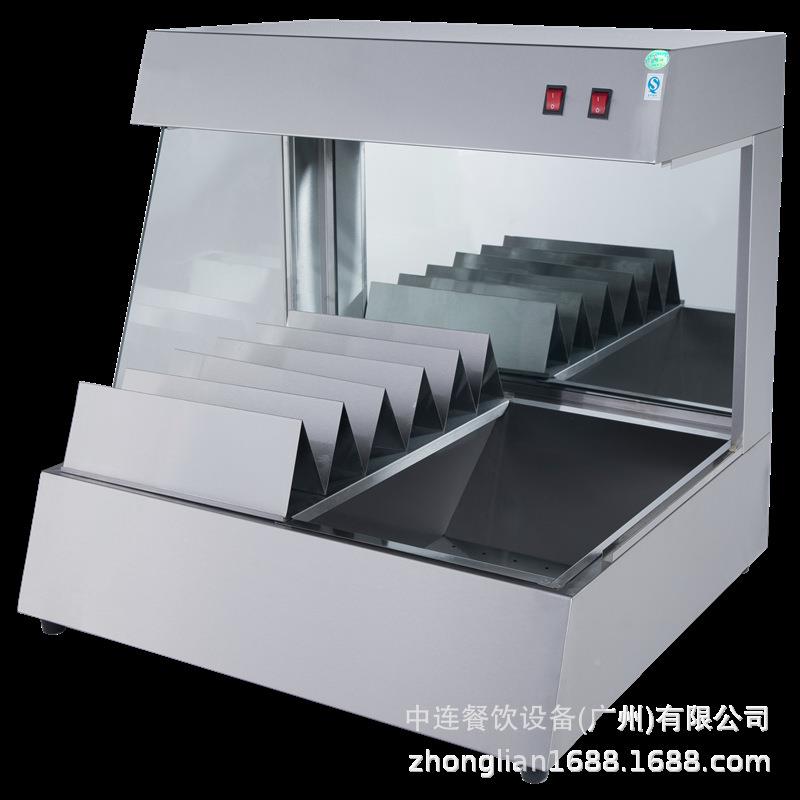 薯条工作站商用台式不锈447薯式条分装温保展示立薯条钢柜工作台