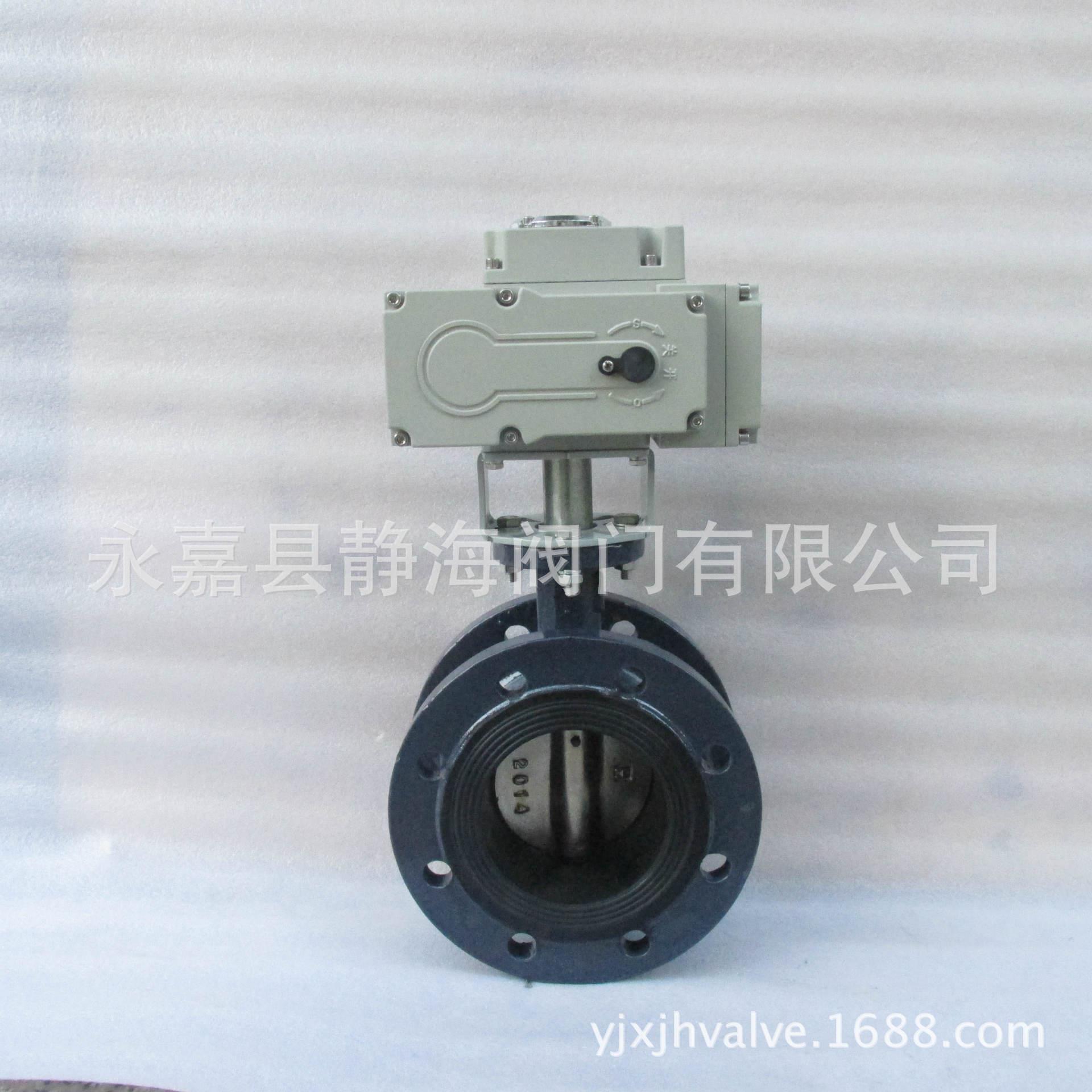 电法兰2374衬胶软密封蝶D91X-16C/D941X-10C阀动 电动铸钢蝶阀