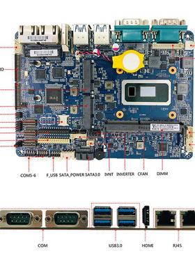 -AIoT4-CM智微工业4寸1工业一体主机板板载i50510U双千兆网口3显