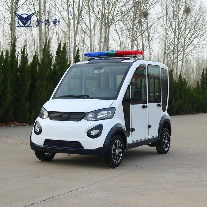 式双排5座封闭观电动巡逻光车HKEV-XL2执景区巡查机场勤物业安保