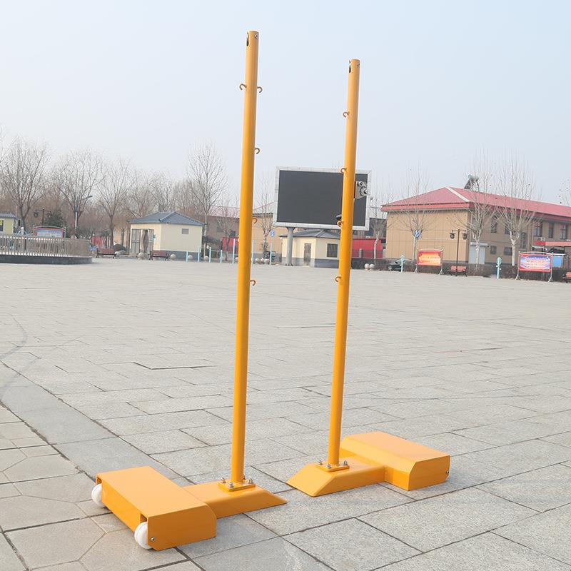 铸铁毛羽球户外可移动球羽毛球排柱学校比赛柱训练铸新款铸铁铁羽