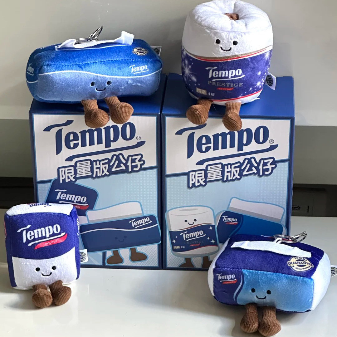 小红书同款香港限定得宝抽纸Tempo公仔毛绒挂件可爱玩偶棉花娃娃,玩具/童车/益智/积木/模型,毛绒/玩偶/公仔/布艺类玩具,淘宝优惠券,粉丝福利购,淘宝优惠卷