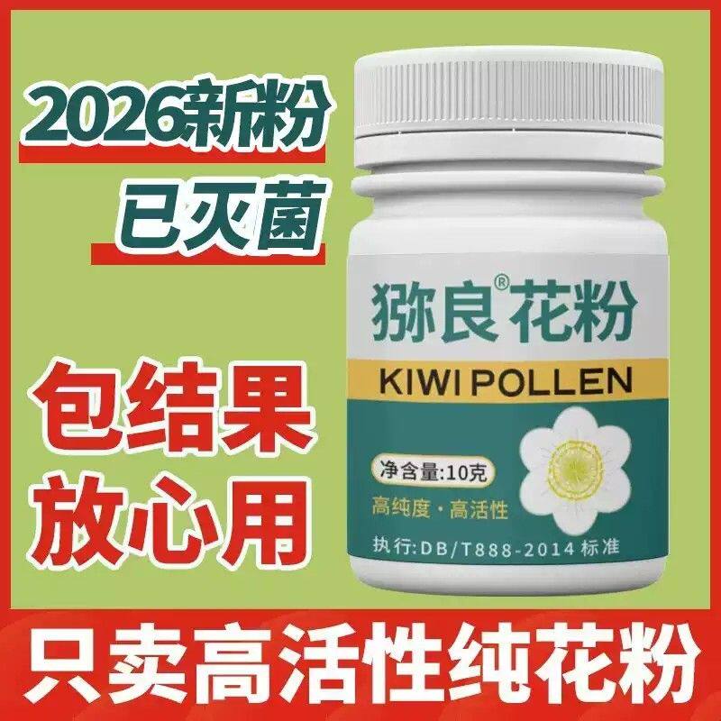 2026出口品质红心绿心黄心猕猴桃花粉人工授粉猕猴桃专用雄花粉图片
