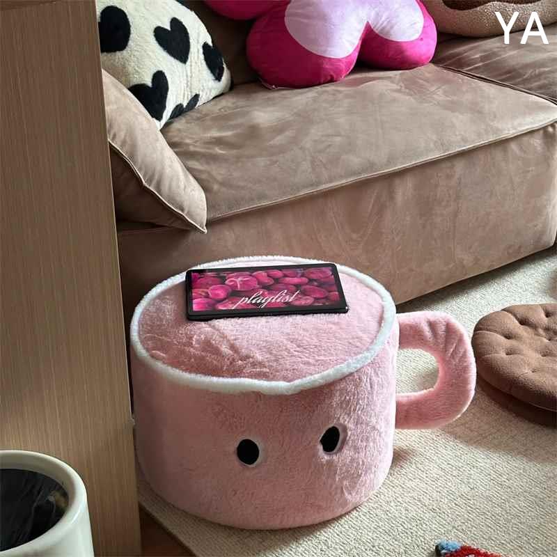 也好生活多巴胺水杯凳玄关入户换鞋凳客厅脚凳简约现代风创新款