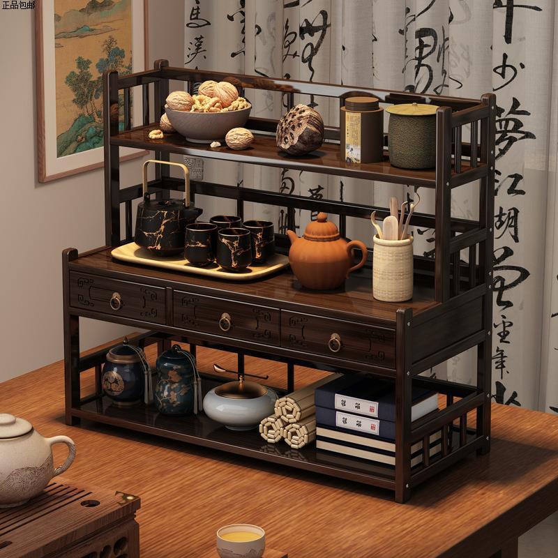 水光展示架阶梯展示架实木摆摊创意饰品摆件展示台陈列架收纳点心