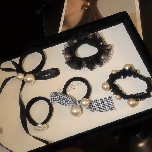 发圈女丸子头头绳扎头发绳头饰