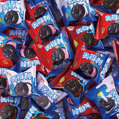 奥得利奥原味夹心饼干儿童休闲零食网红小黑饼营养早餐整箱批发