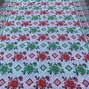 新款老式线毯子棉料床单土炕单老粗布榻榻米加厚双人沙发巾毯床盖