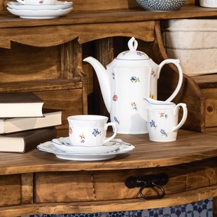 Weiden怀旧奏鸣曲碎花咖啡杯碟红茶糖茶具茶壶 现货德国Seltmann