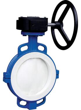 厂家销售D371F4-10C衬四氟对夹蝶阀衬氟蝶阀DN100衬氟蝶阀DN80