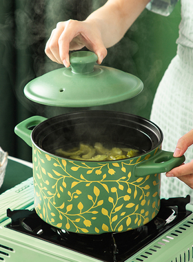 CNNB砂锅炖锅家用燃气陶瓷汤锅小号耐高温煲仔饭锅石锅煲汤沙锅