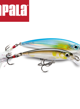 Rapala乐伯乐路亚硬饵假饵拟饵X RAP游侠米诺白鱼翘嘴鲈鱼饵