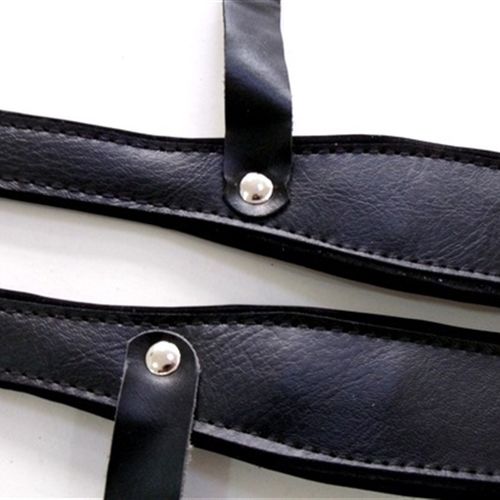 全黑系列加固加宽通用型60-80-96-120贝司手风琴背带牛皮风琴肩带