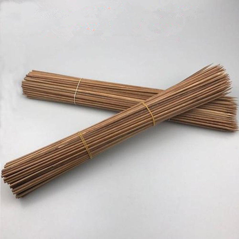 烧烤竹签30cm*2.0mm竹签子麻辣烫串串香羊肉串竹签黑色碳化竹签子