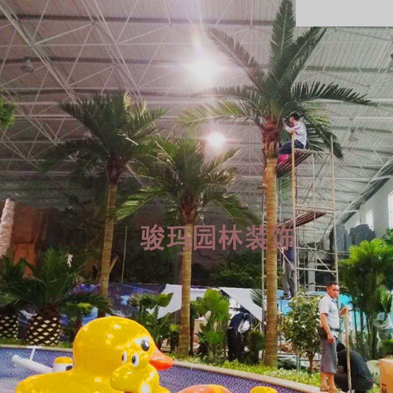 仿真椰子树室内外装饰热带植物大型仿真绿植落地仿真棕榈树假椰树