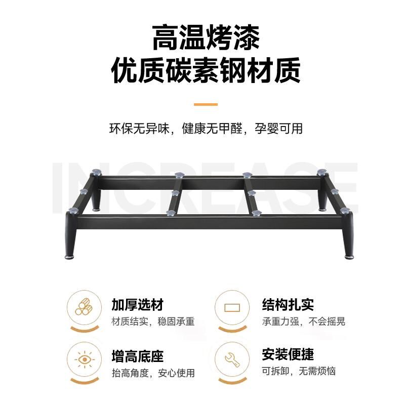 简约茶几增高支架柜子加高腿家俱支架铁艺支撑底座桌脚架子20cm高