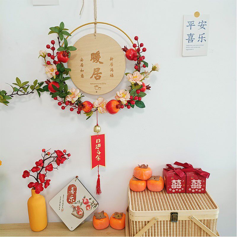乔迁之喜装饰客厅进宅入户门挂饰新居入伙福字挂件电视背景墙饰品