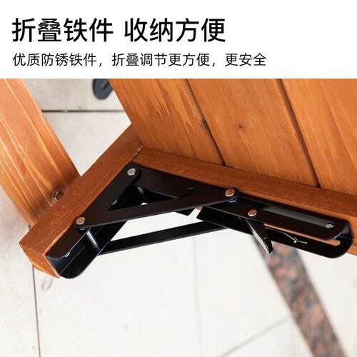 创意花架阳台护栏休闲小吧台庭院围栏折叠家用实木护栏悬挂吧台桌