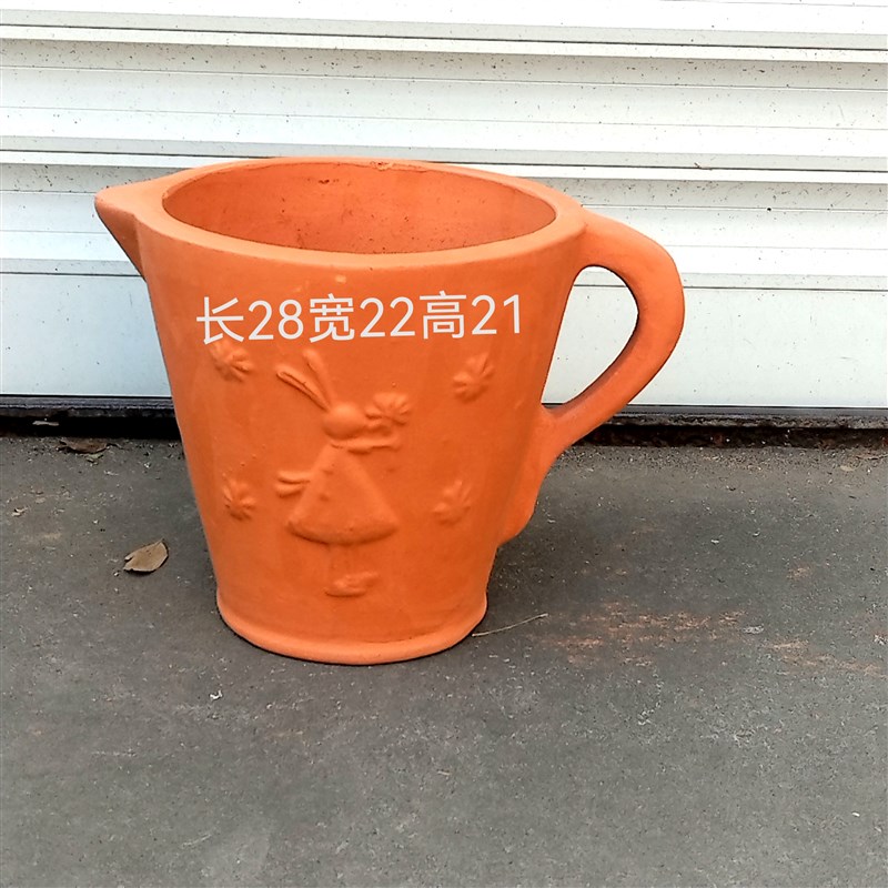 清仓包邮水壶陶罐景观土陶粗陶红陶花盆花瓶摆件陶瓷大码陶盆