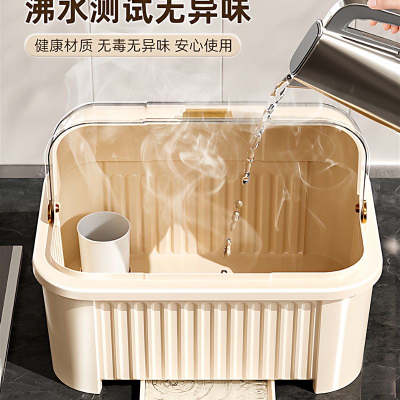 宝宝辅食收纳柜奶瓶工具箱碗碟筷专用置物架食品级婴儿餐具收纳盒