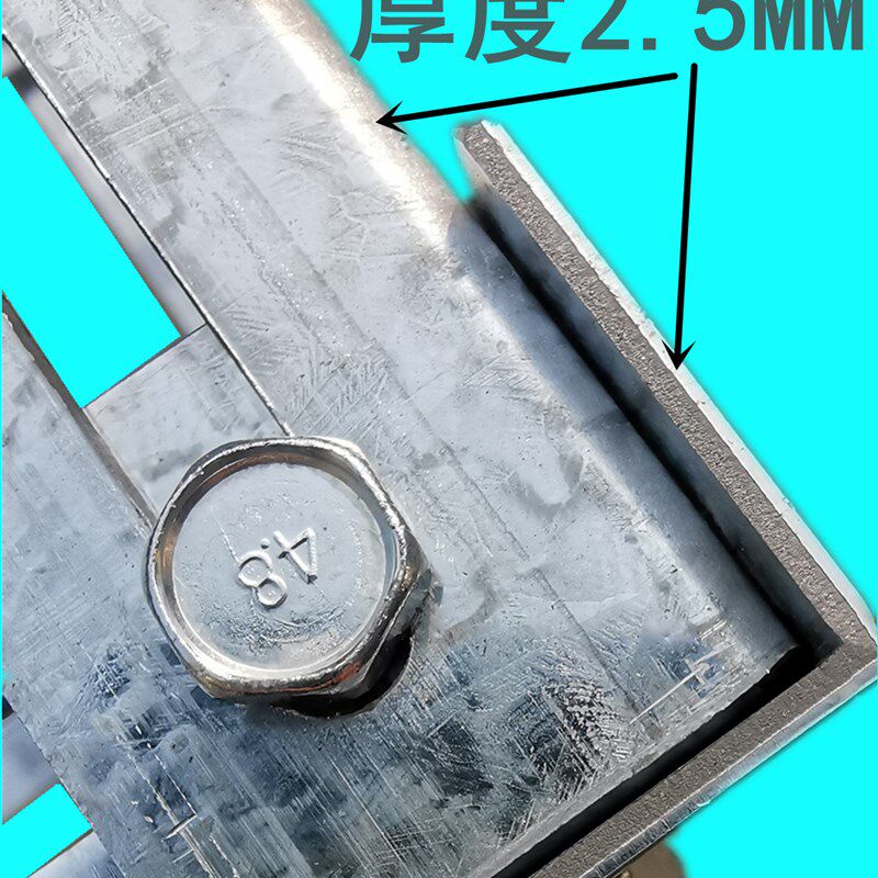 中央空调外机支架配件节省空间落地双层叠放减震防震降噪架子1.5P