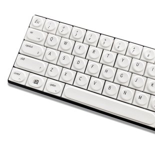 极简白PBT材质 苹果风键帽MAC 简约十字轴机械键盘客制化apple