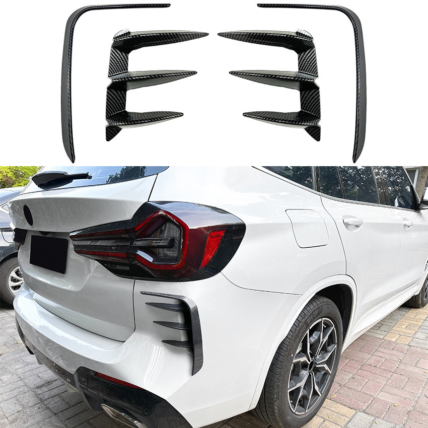 适用bmw宝马X3G01 LCI M Sport 2022+獠牙后风刀车贴扰流外饰改装