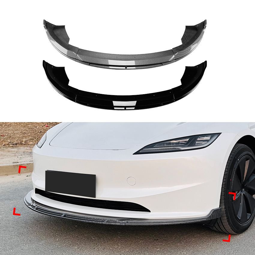 适用特斯拉tesla model3 2023+改款焕新版 前杠前铲前唇外饰改装