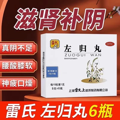 左归丸正品浓缩北京旗舰店仲景健脾益肾遗精早泄补肾固精壮阳延时