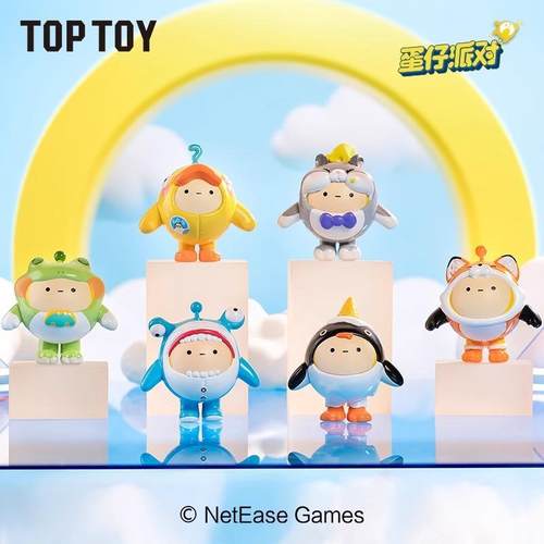 正版TOPTOY蛋仔派对mini萌粒盲袋周边手办玩具摆件孩子生日小礼物