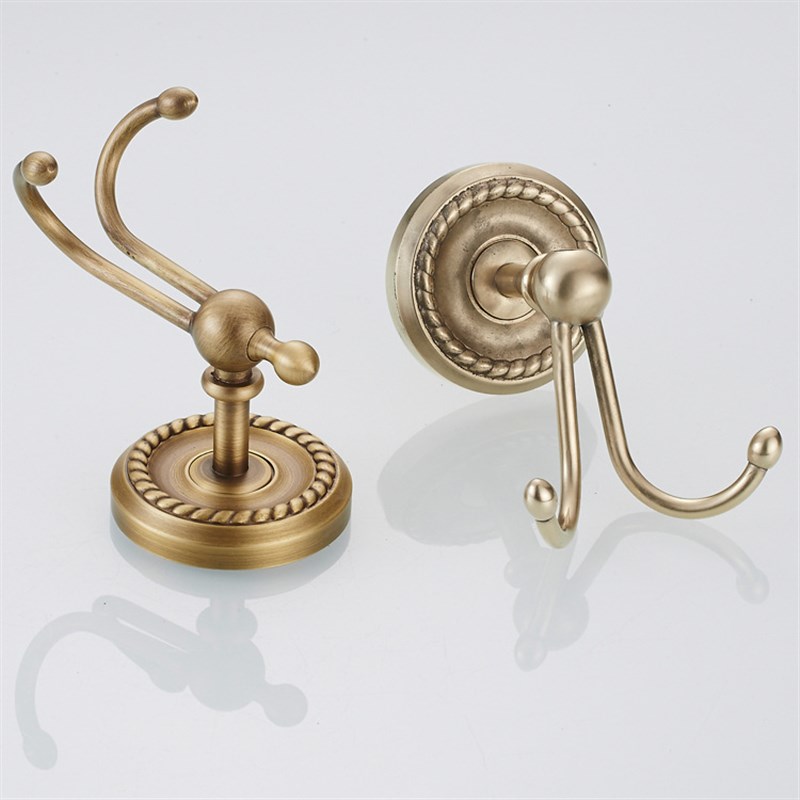 供应古铜色衣帽钩单钩挂衣服挂钩卫生间仿古欧式挂衣钩铜材质挂件