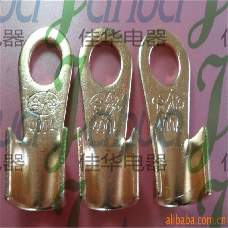 OT-400A 铜开口鼻子  铜接头 圆形铜端头电缆铜鼻子  B级