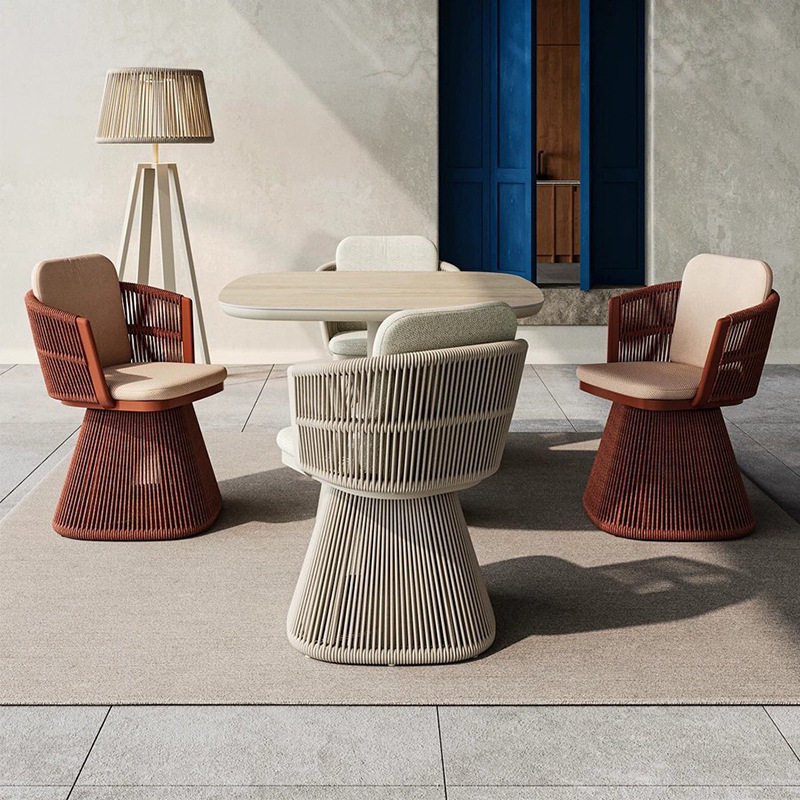 户外桌椅庭院编织藤椅休闲花园阳台室外酒店露台铝合金单人旋转椅,住宅家具,桌椅套件,淘宝优惠券,粉丝福利购,淘宝优惠卷