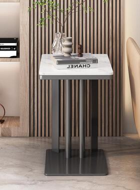 沙发几客厅轻奢风简锈约卡几方边形床头边桌大UYP理石岩板柜不钢